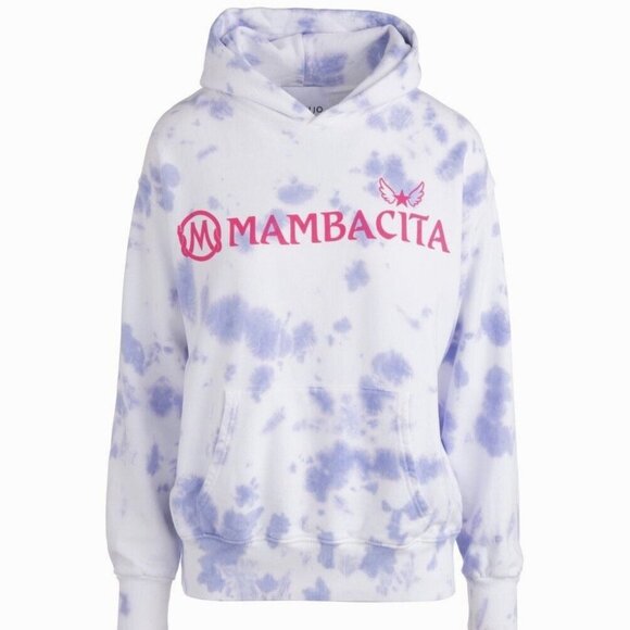 Dannijo Mambacita Purple Tie Dye Hoodie Sweatshirt Small